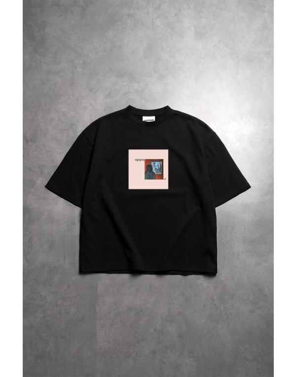 weirdo. Album Artwork Boxy Crop Tişört