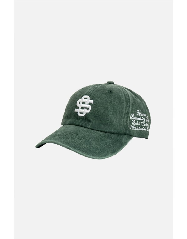 Yeşil Beyaz Crupt Archive Washed Cap Erkek Şapka