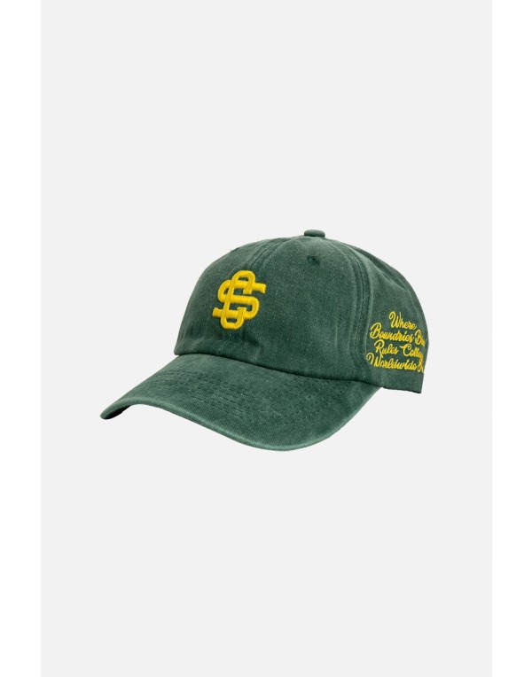 Yeşil Sarı Crupt Archive Washed Cap Erkek Şapka