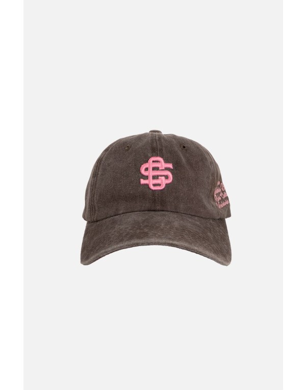 Kahve Pembe Crupt Archive Washed Cap Erkek Şapka