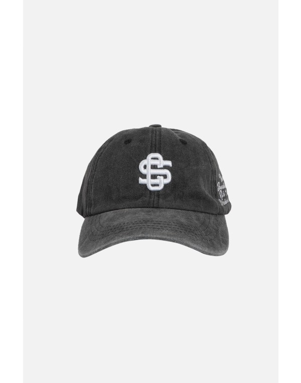 Siyah Beyaz Crupt Archive Washed Cap Erkek Şapka