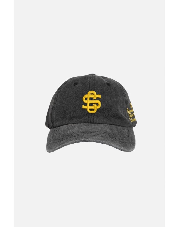 Siyah Sarı Crupt Archive Washed Cap Erkek Şapka
