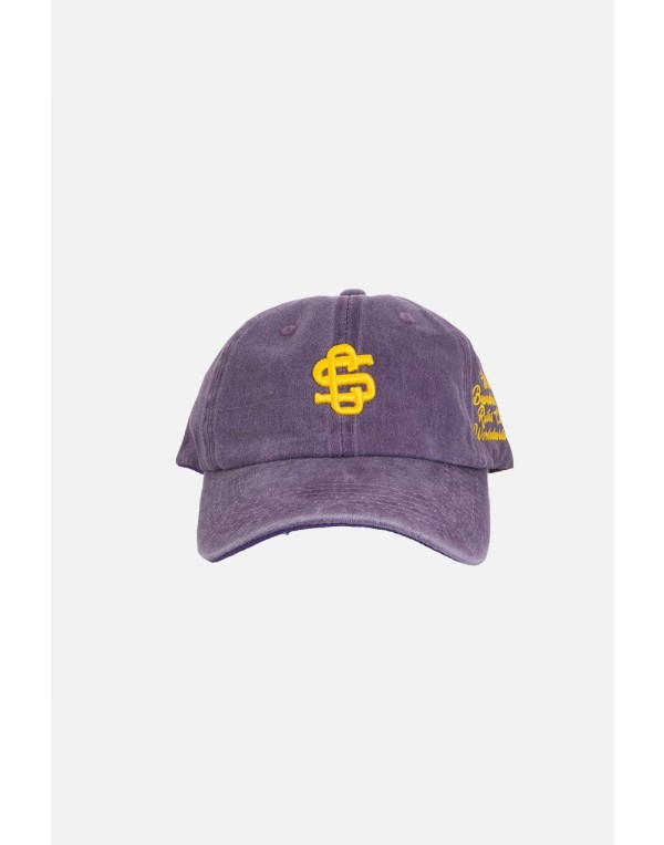 Mor Sarı Crupt Archive Washed Cap Erkek Şapka