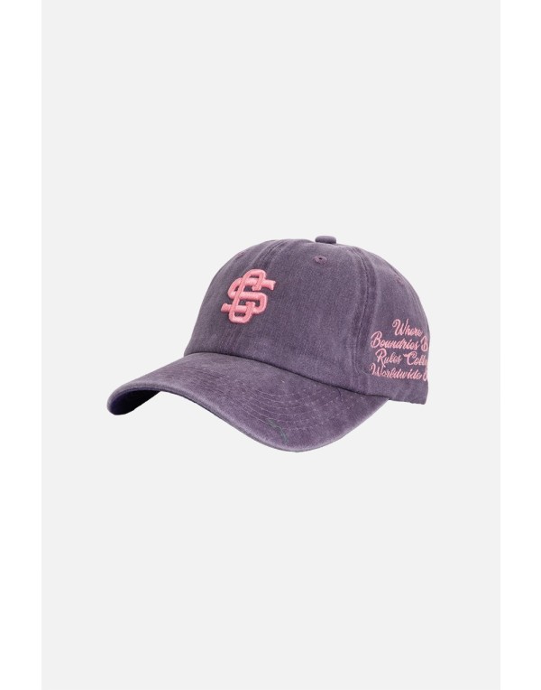 Mor Pembe Crupt Archive Washed Cap Erkek Şapka