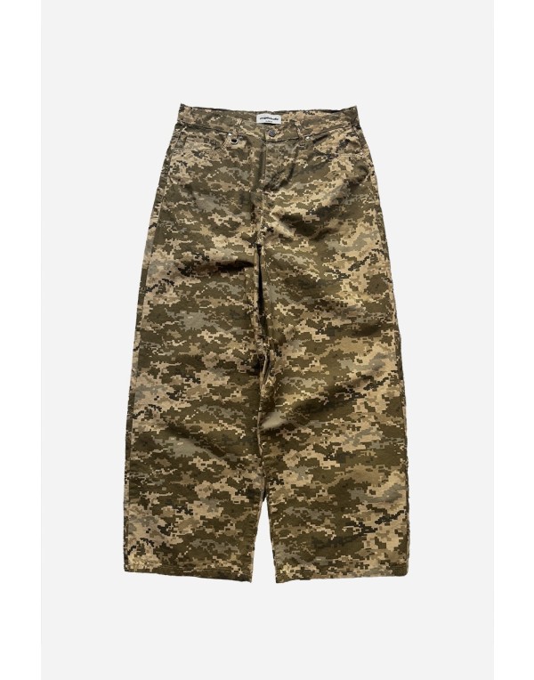 Battle Mode Kamuflaj Super Baggy Erkek Pantolon